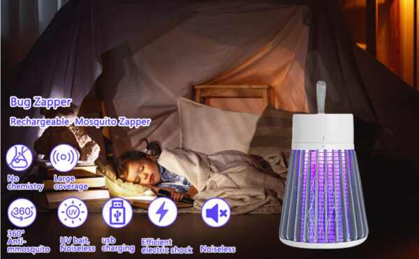 Eco-Friendly LED Mosquito Killer Light Lamp |  Bug Zapper