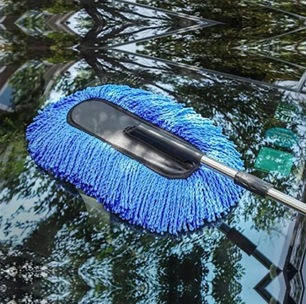 Extendable Microfiber Car Duster | Long Handled Duster